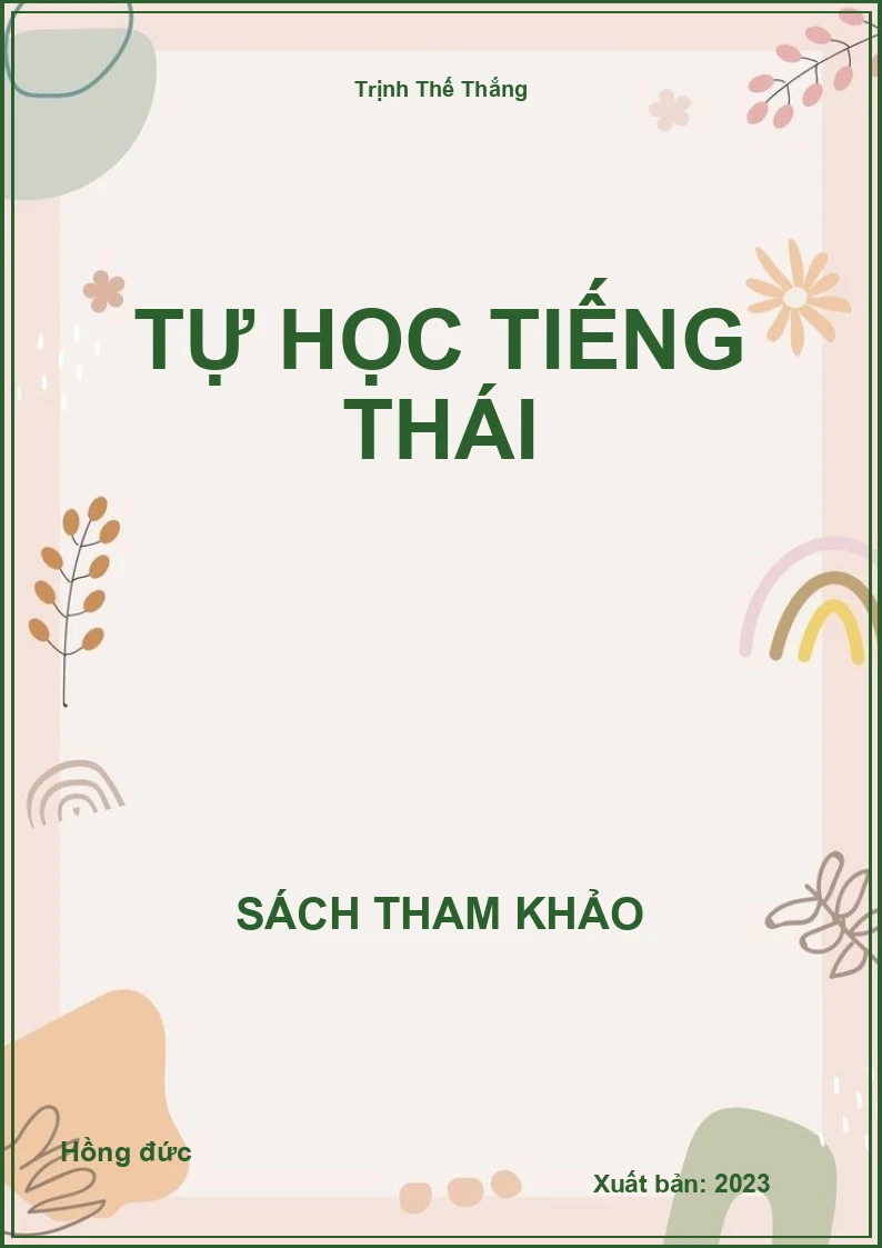 Tự học tiếng Thái