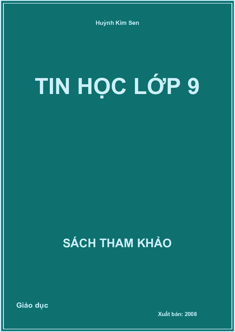 Tin Học Lớp 9