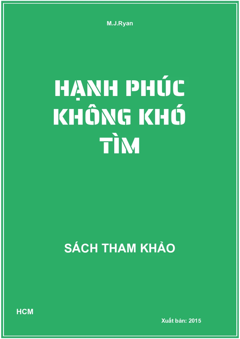 Hạnh phúc không khó tìm