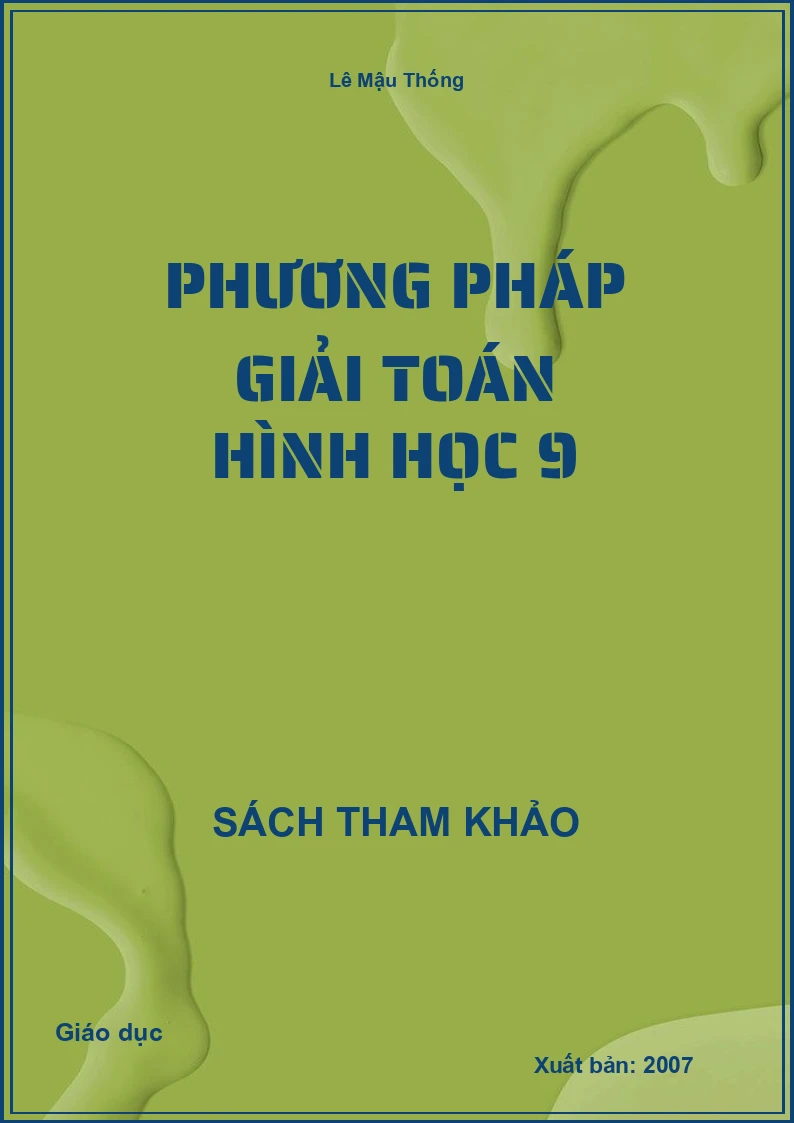 Phương pháp Giải Toán Hình Học 9