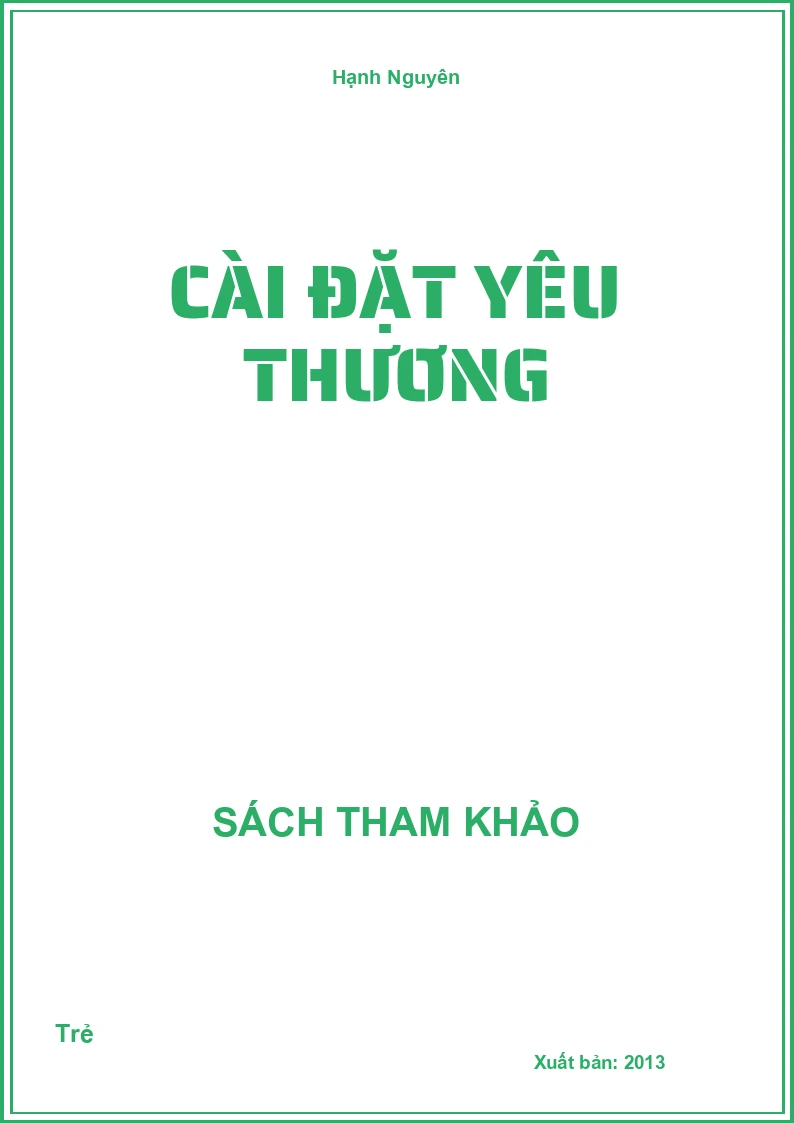 Cài đặt yêu thương