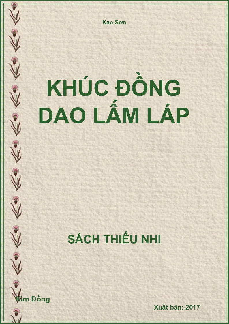 Khúc đồng dao lấm láp