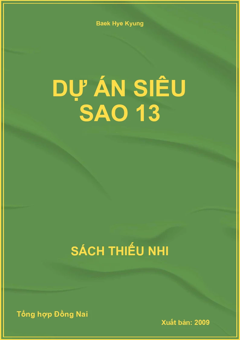 Dự Án Siêu Sao 13