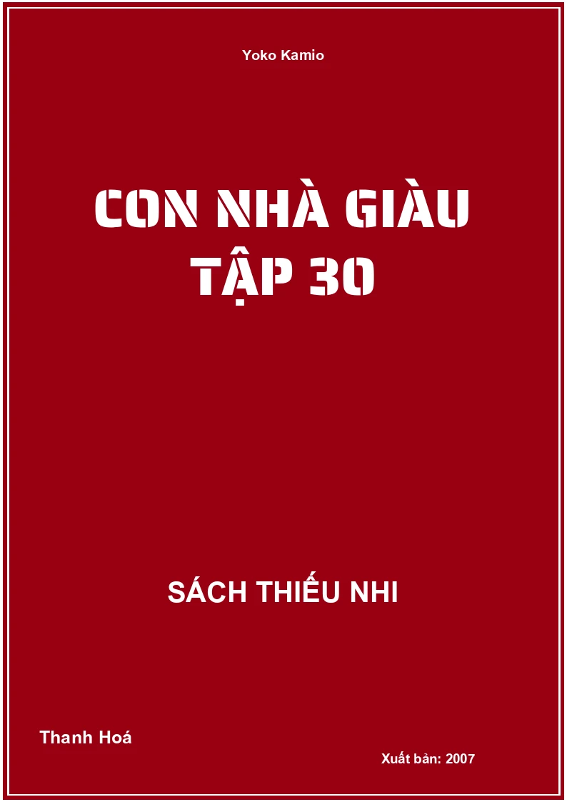Con Nhà Giàu Tập 30