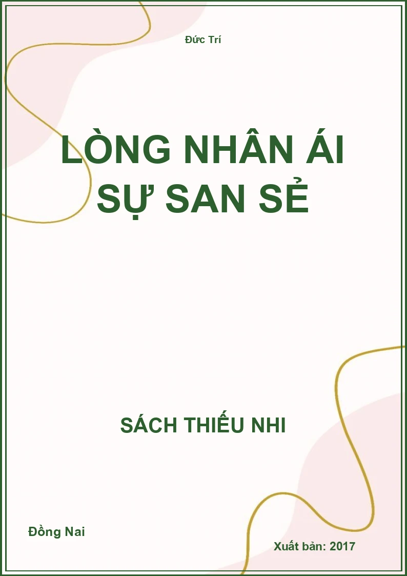 Lòng Nhân Ái Sự San Sẻ