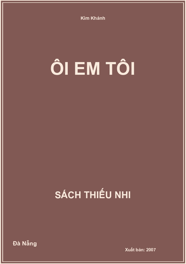 Ôi em tôi