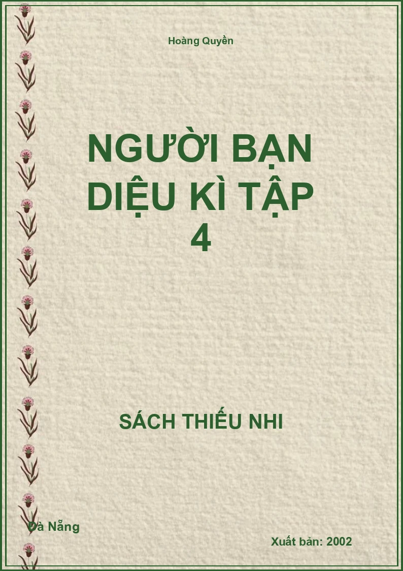 Người Bạn Diệu Kì Tập 4