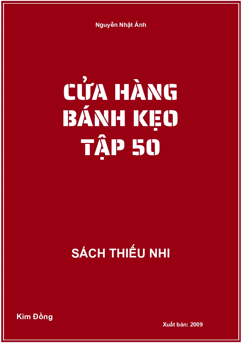 Cửa Hàng Bánh Kẹo Tập 50