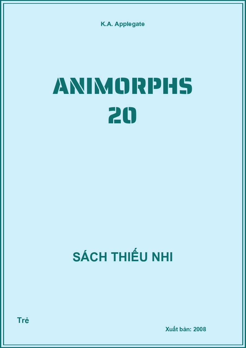 Animorphs 20