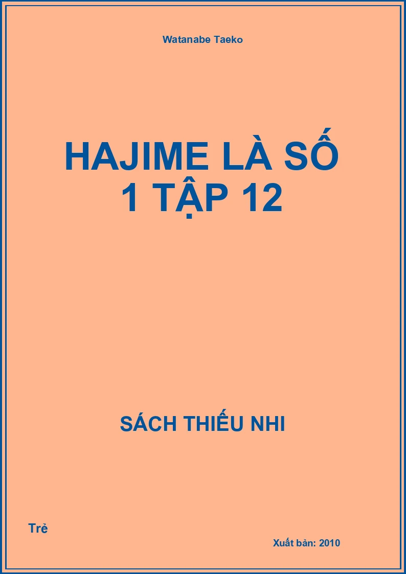 Hajime Là Số 1 Tập 12