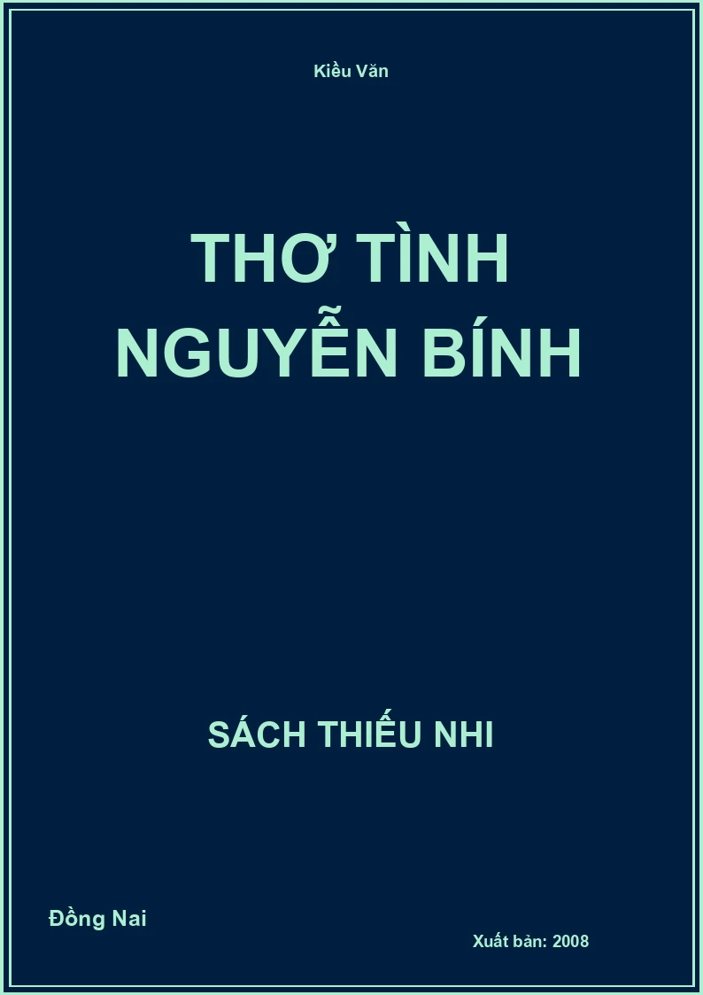 Thơ Tình Nguyễn Bính