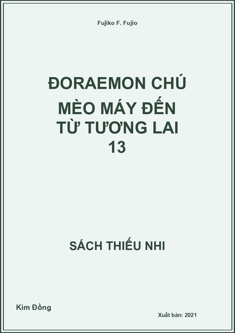 Doraemon Chú Mèo Máy Đến Từ Tương Lai 13