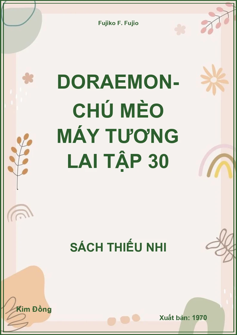 Doraemon- Chú Mèo Máy Tương Lai Tập 30