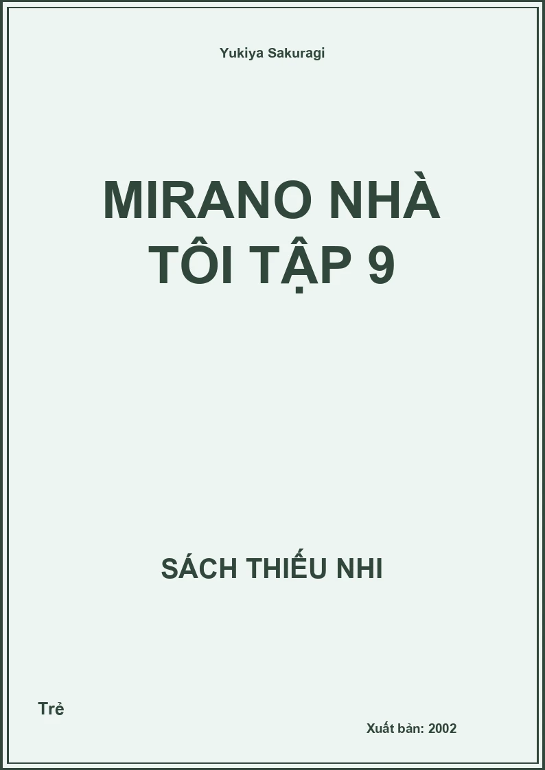 Mirano Nhà Tôi Tập 9