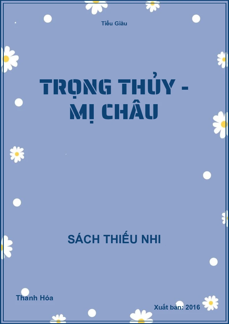 Trọng Thủy - Mị Châu