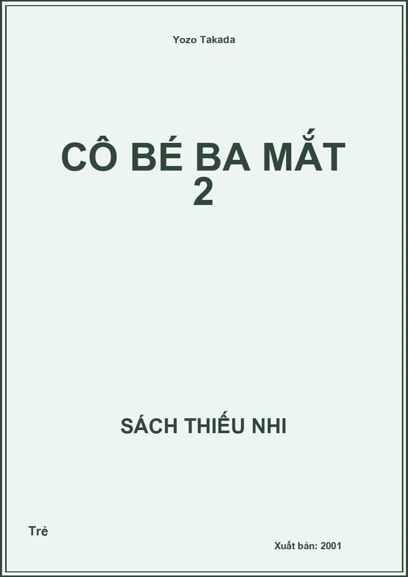 Cô Bé Ba Mắt 2