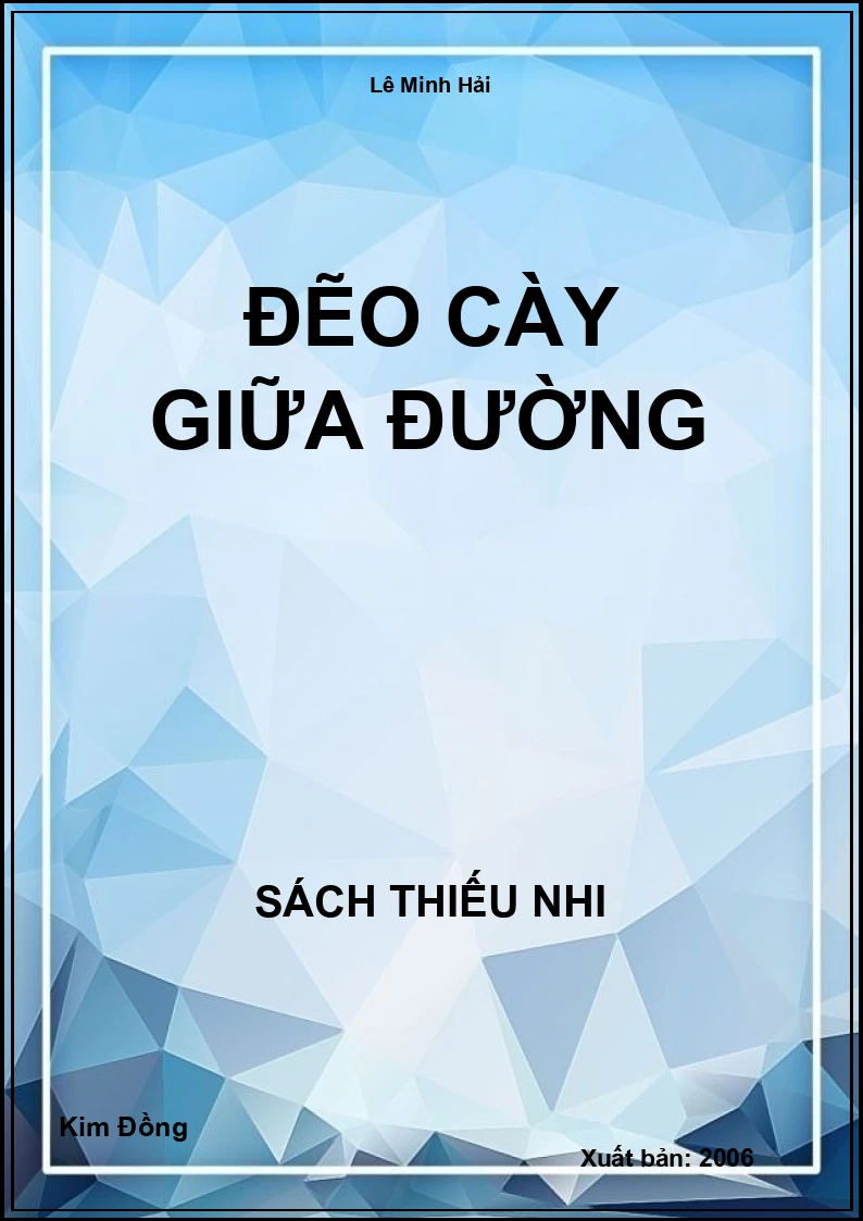 Đẽo Cày Giữa Đường