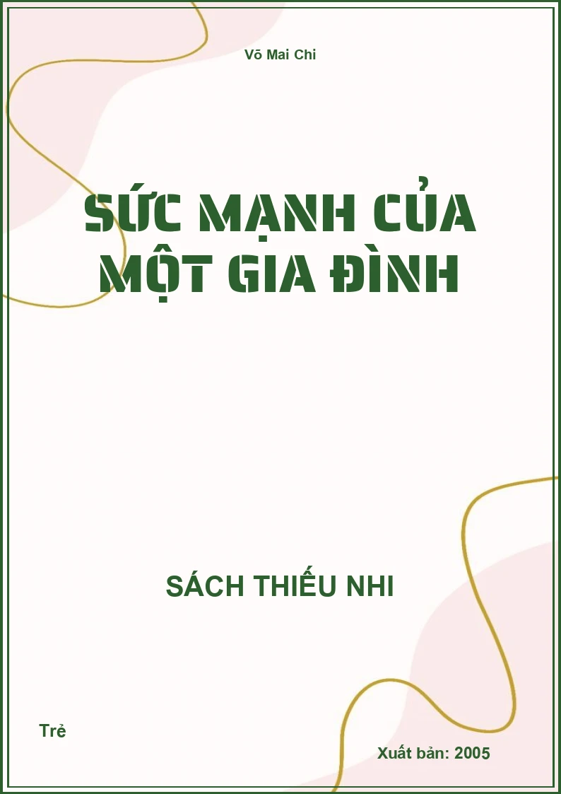 Sức Mạnh Của Một Gia Đình