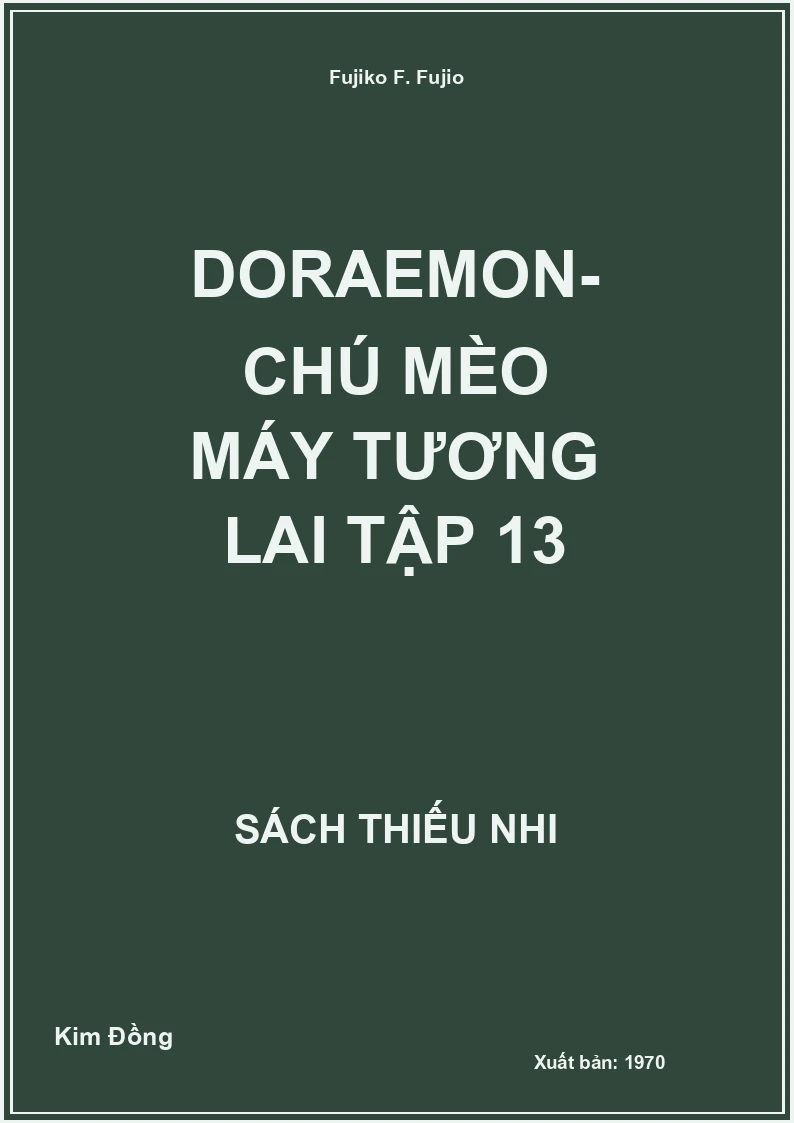 Doraemon- Chú Mèo Máy Tương Lai Tập 13