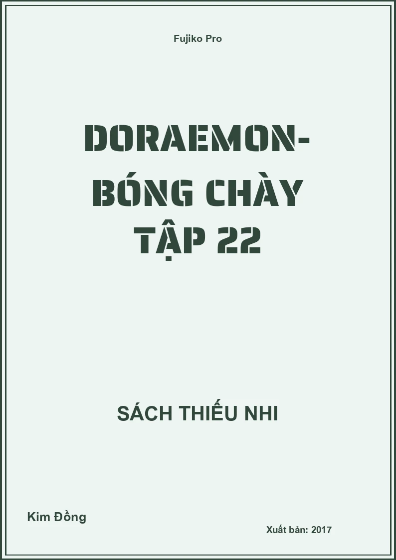 Doraemon- Bóng Chày Tập 22