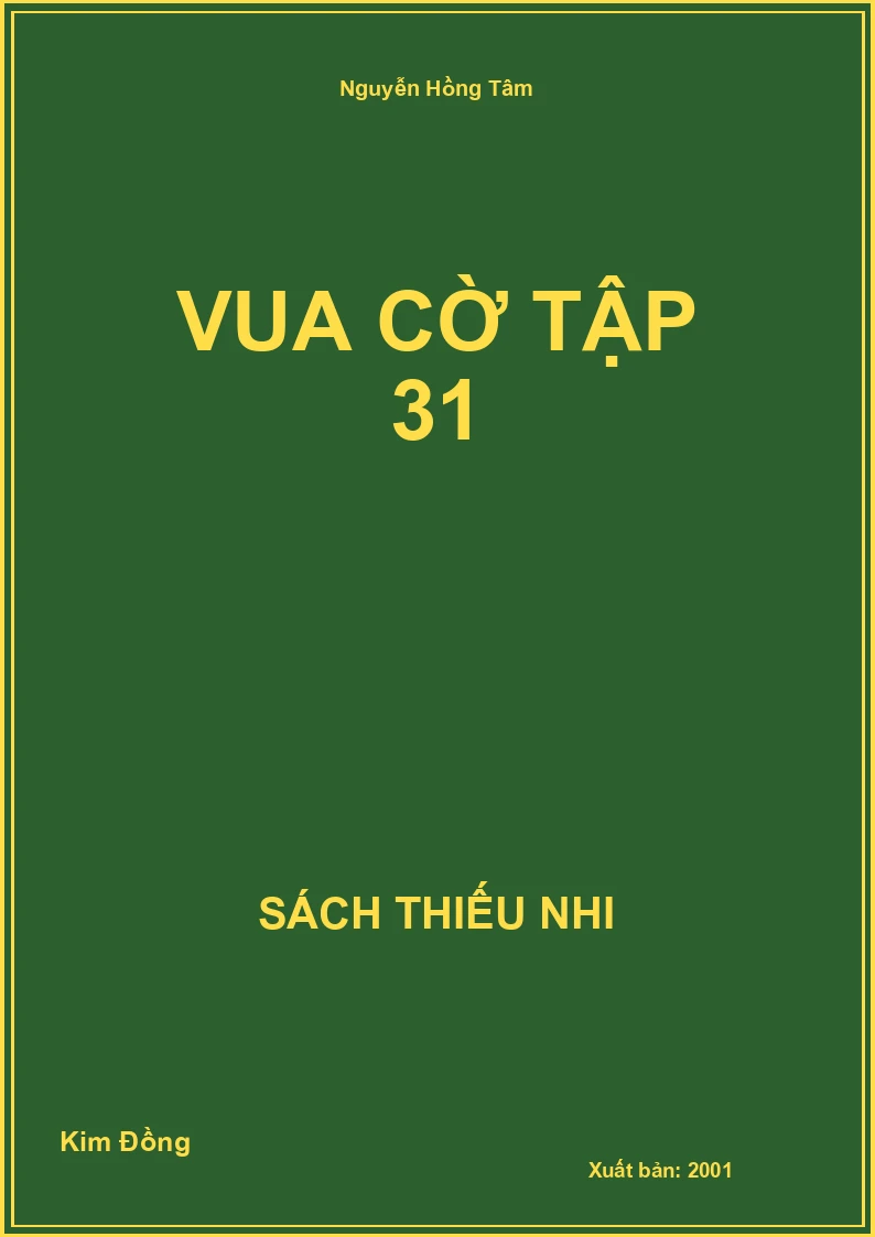 Vua Cờ Tập 31