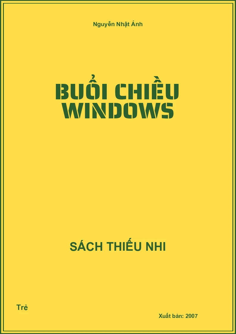 Buổi Chiều Windows