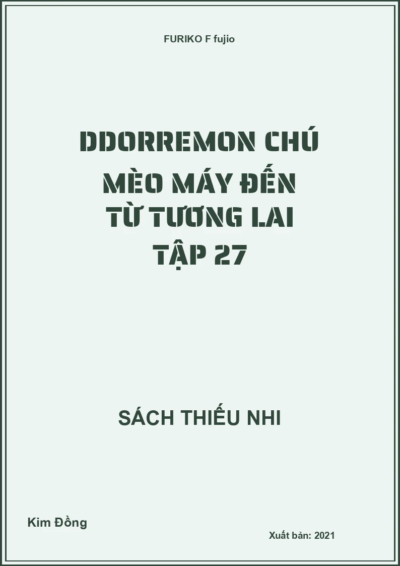 Doraemon chú mèo máy đến từ tương lai Tập 27