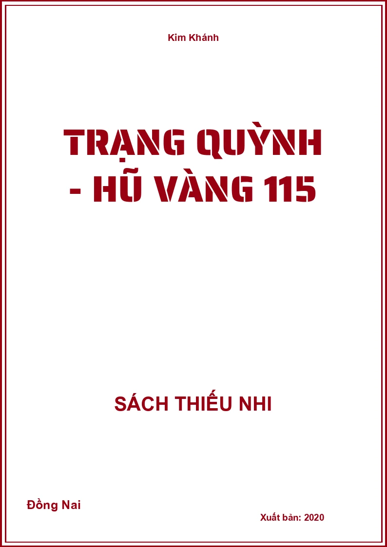 Trạng Quỳnh - hũ vàng 115