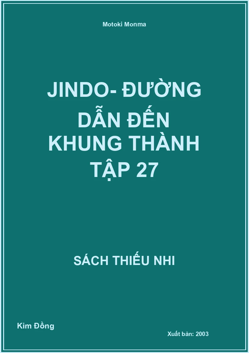 Jindo- đường dẫn đến khung thành tập 27