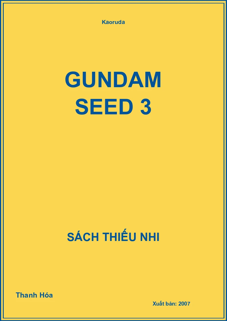Gundam Seed 3