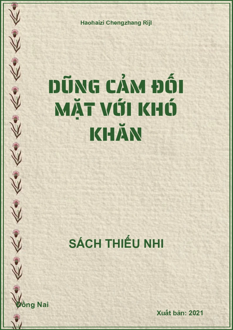 Dũng cảm Đối Mặt Với Khó Khăn