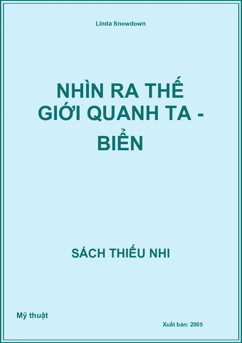 Nhìn Ra Thế Giới Quanh Ta - Biển