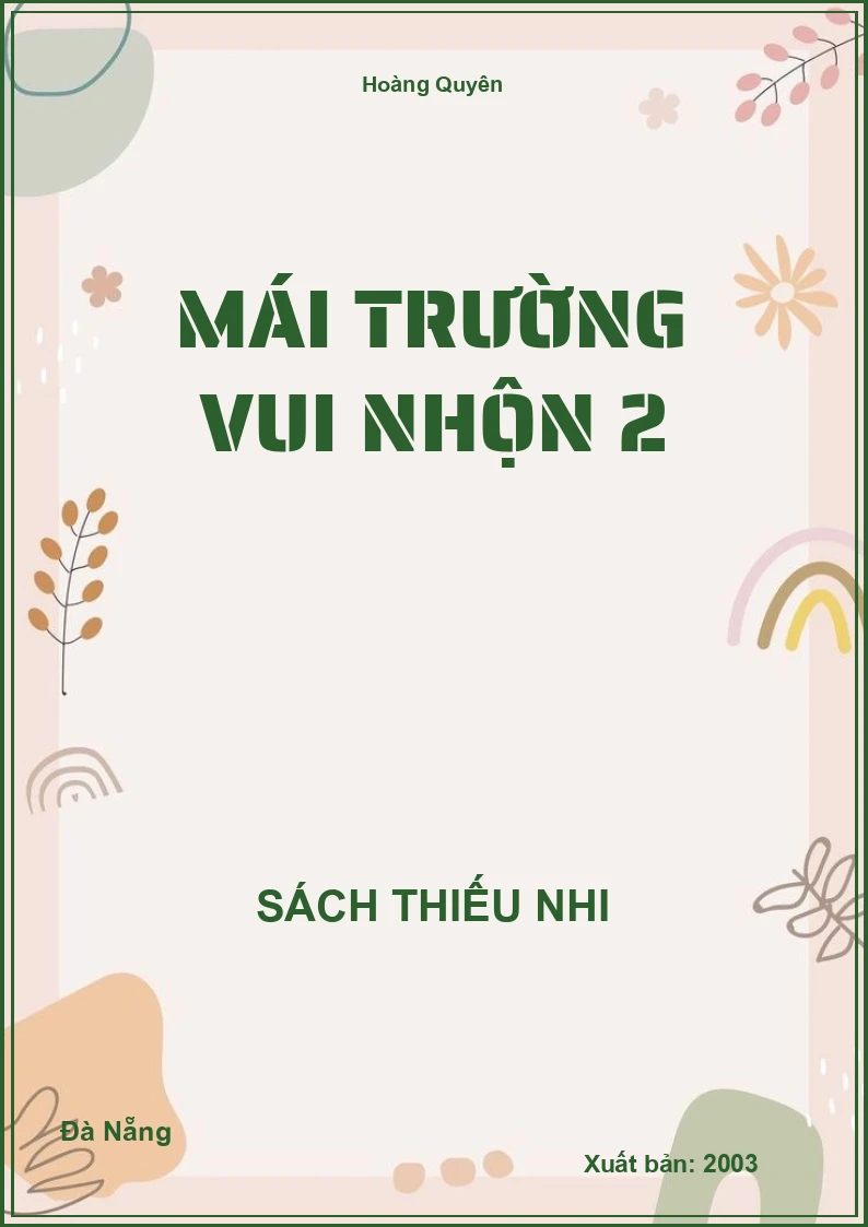 Mái Trường Vui Nhộn 2