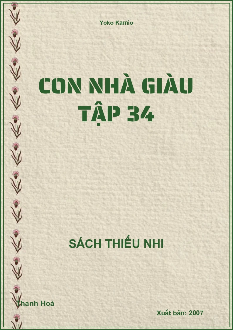 Con Nhà Giàu Tập 34