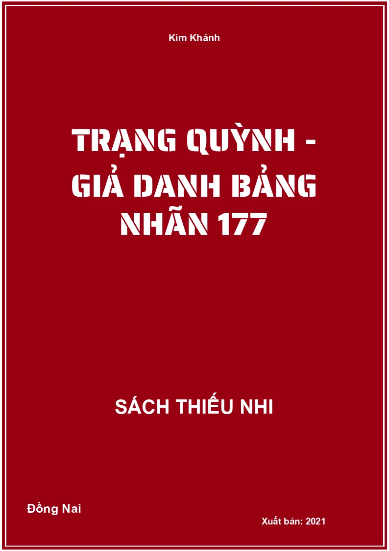 Trạng Quỳnh - giả danh bảng nhãn 177