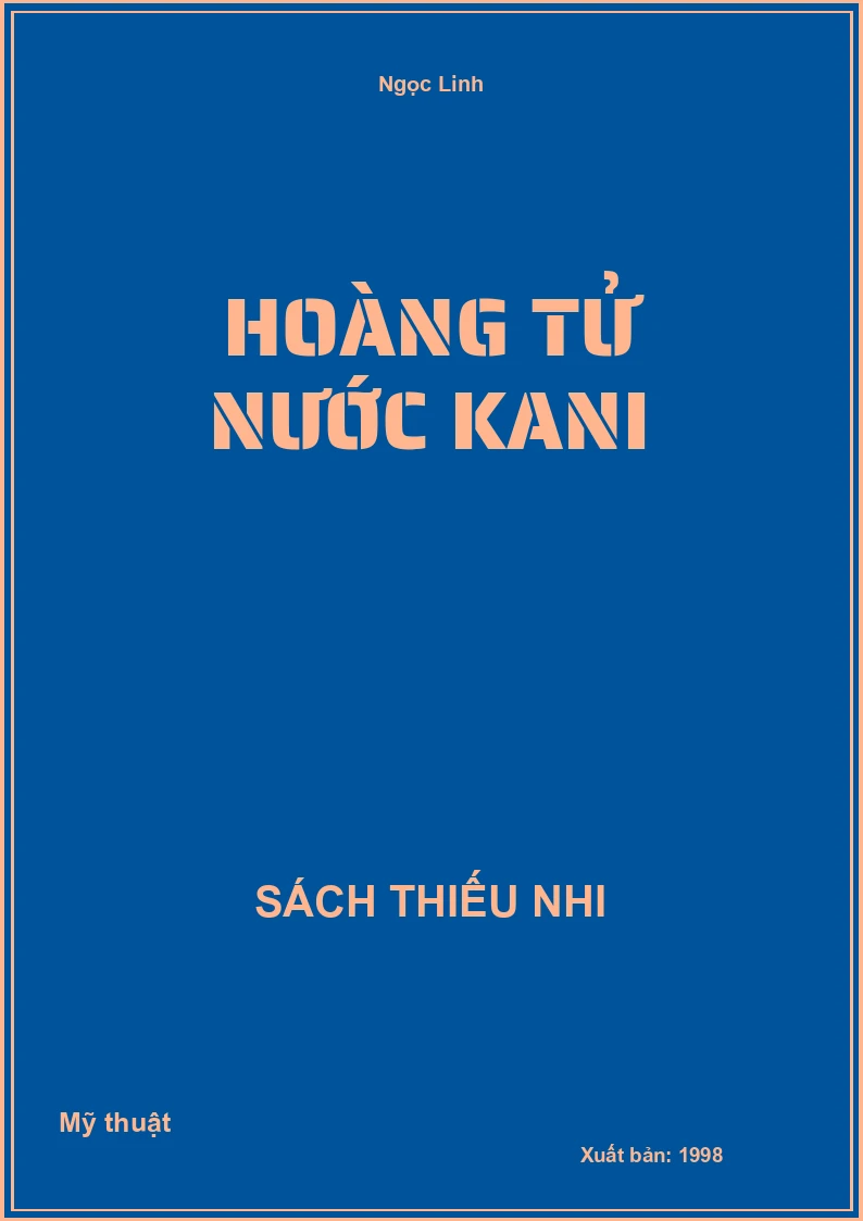Hoàng Tử Nước Kani