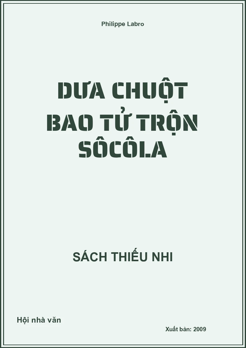 Dưa Chuột Bao Tử Trộn Sôcôla