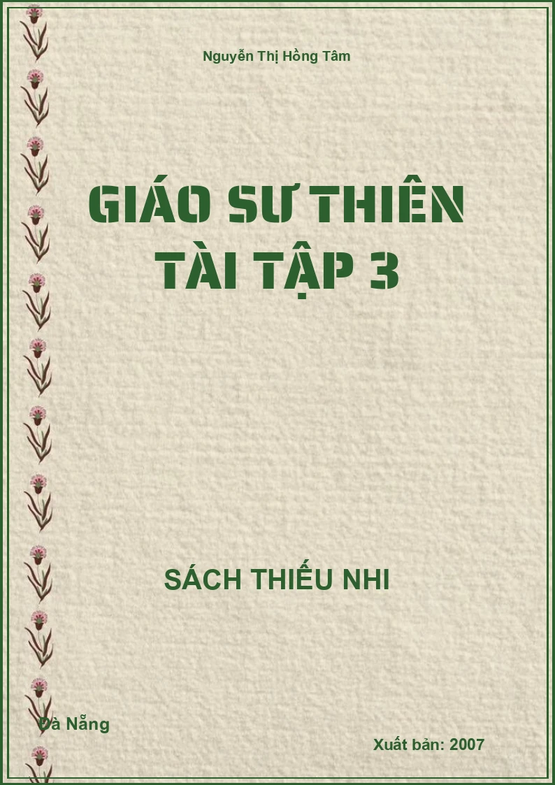 Giáo Sư Thiên Tài Tập 3