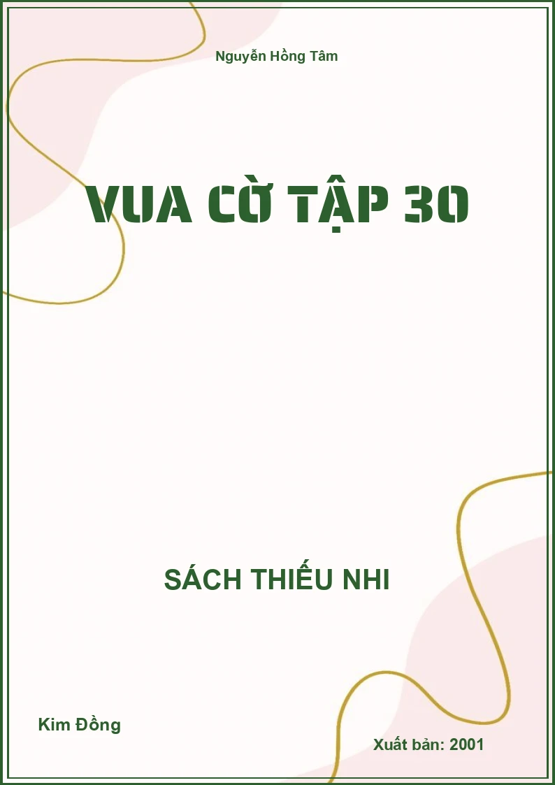 Vua Cờ Tập 30
