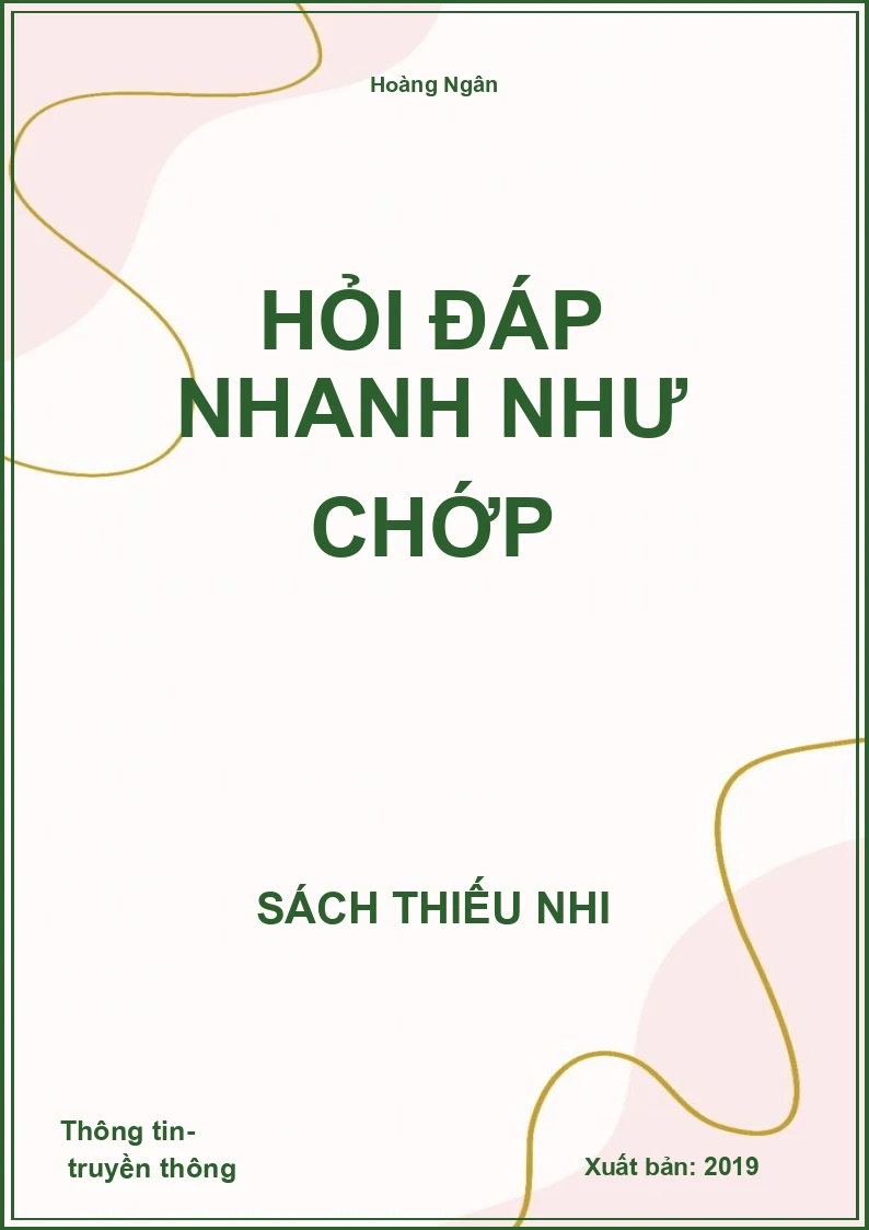 Hỏi đáp nhanh như chớp