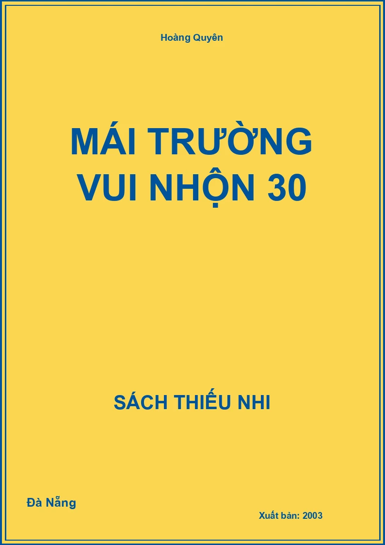 Mái Trường Vui Nhộn 30