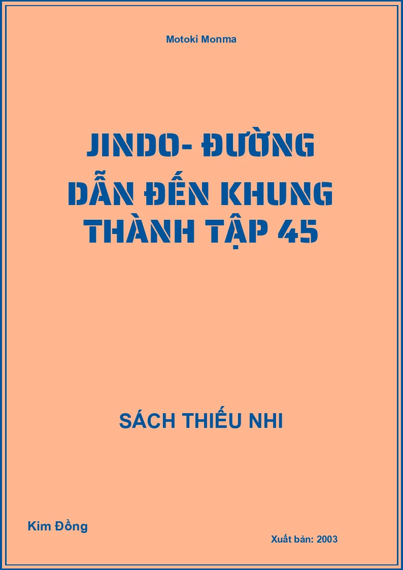 Jindo- đường dẫn đến khung thành tập 45