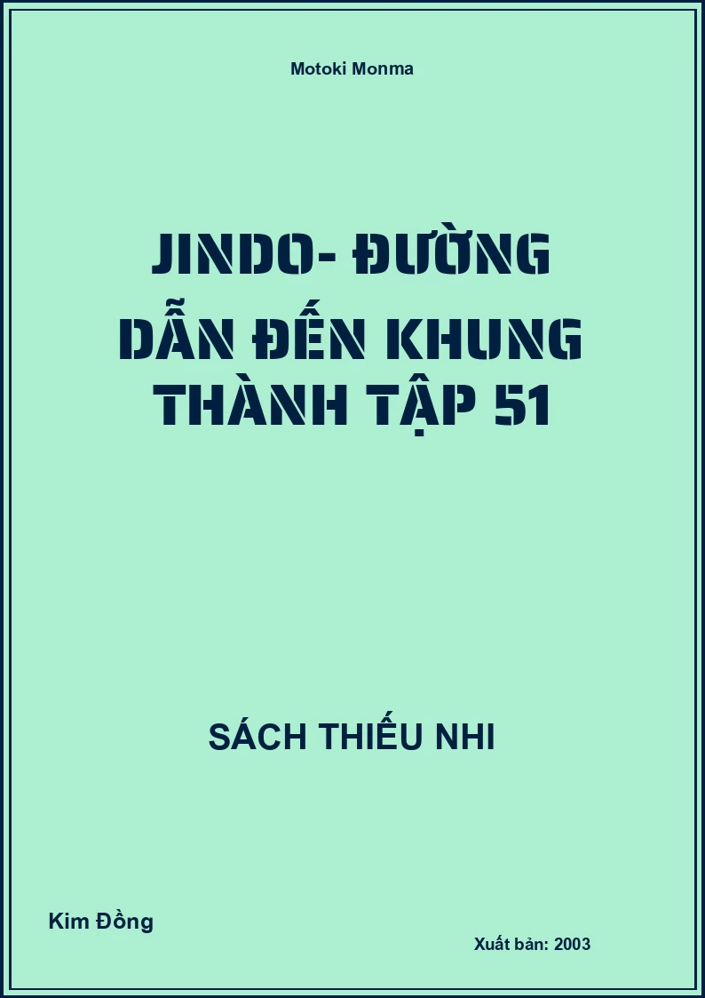 Jindo- đường dẫn đến khung thành tập 51