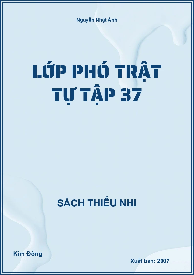Lớp Phó Trật Tự Tập 37