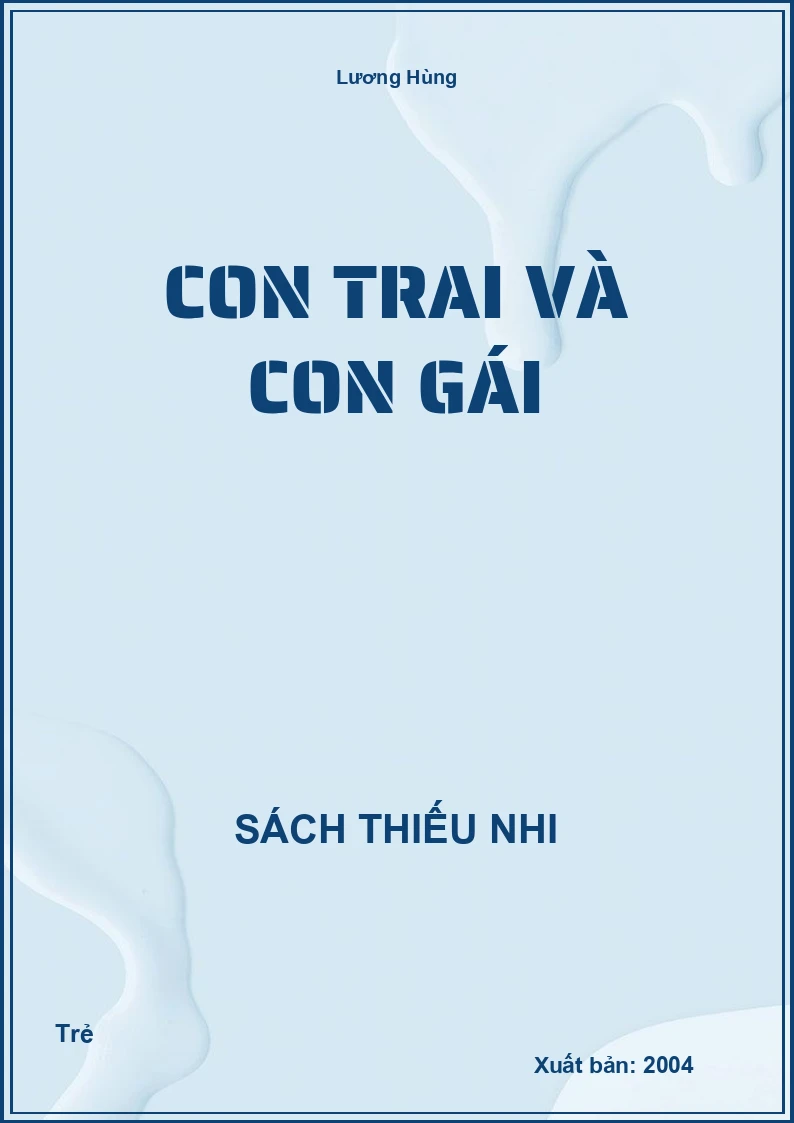 Con Trai Và Con Gái