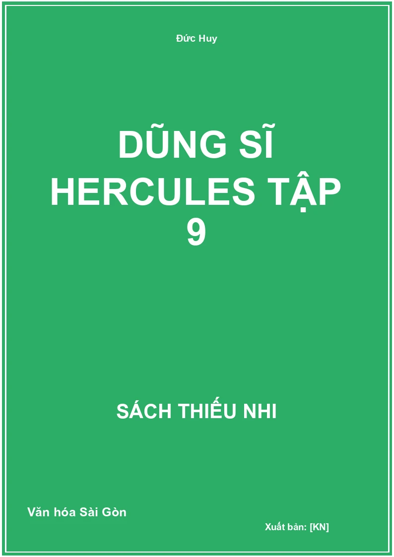 Dũng Sĩ Hercules Tập 9