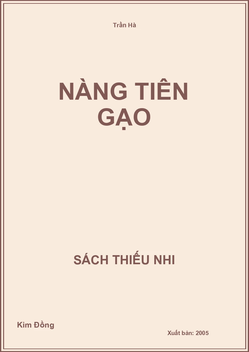 Nàng Tiên Gạo