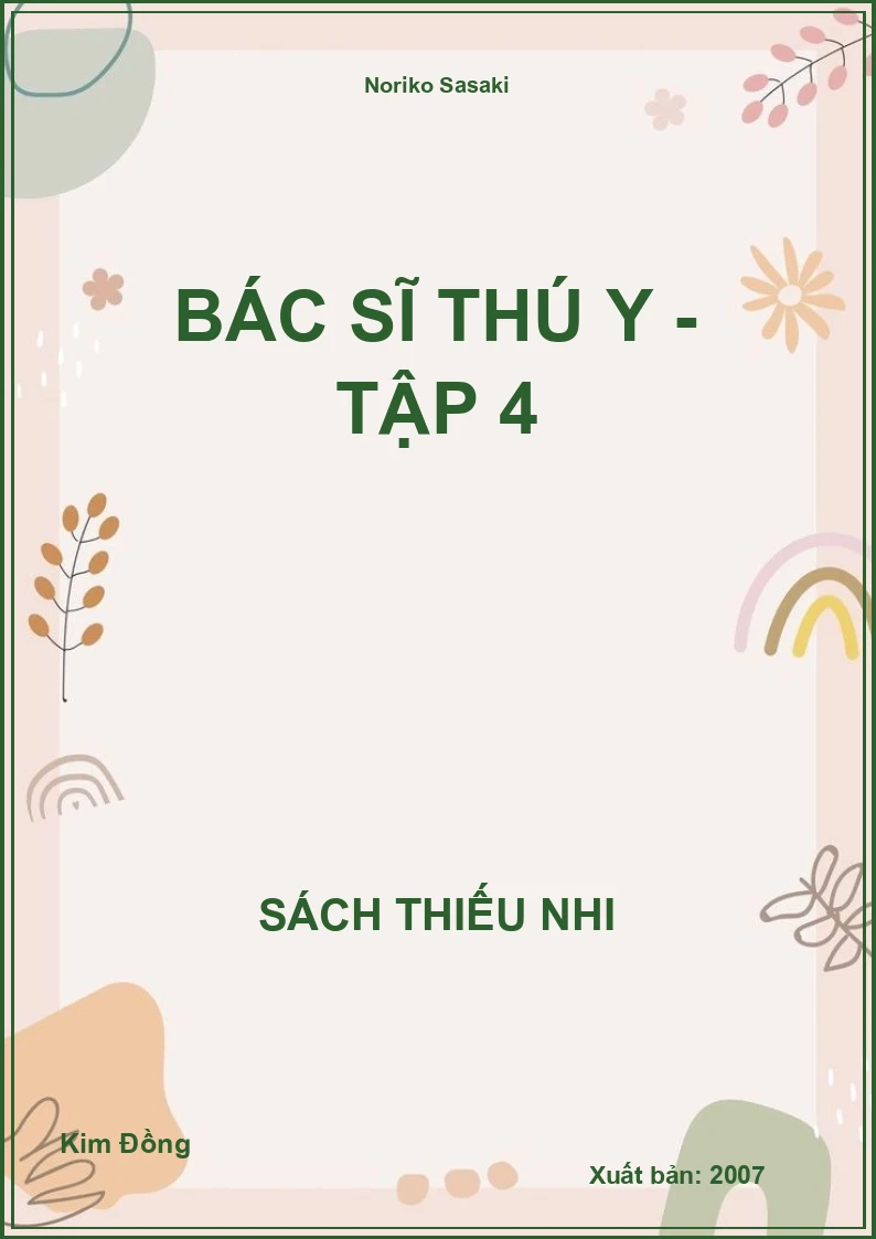 Bác Sĩ Thú Y - tập 4
