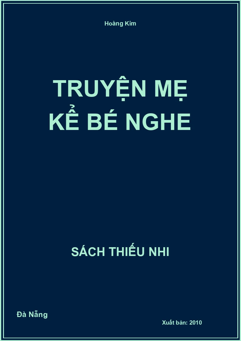 Truyện Mẹ Kể Bé Nghe