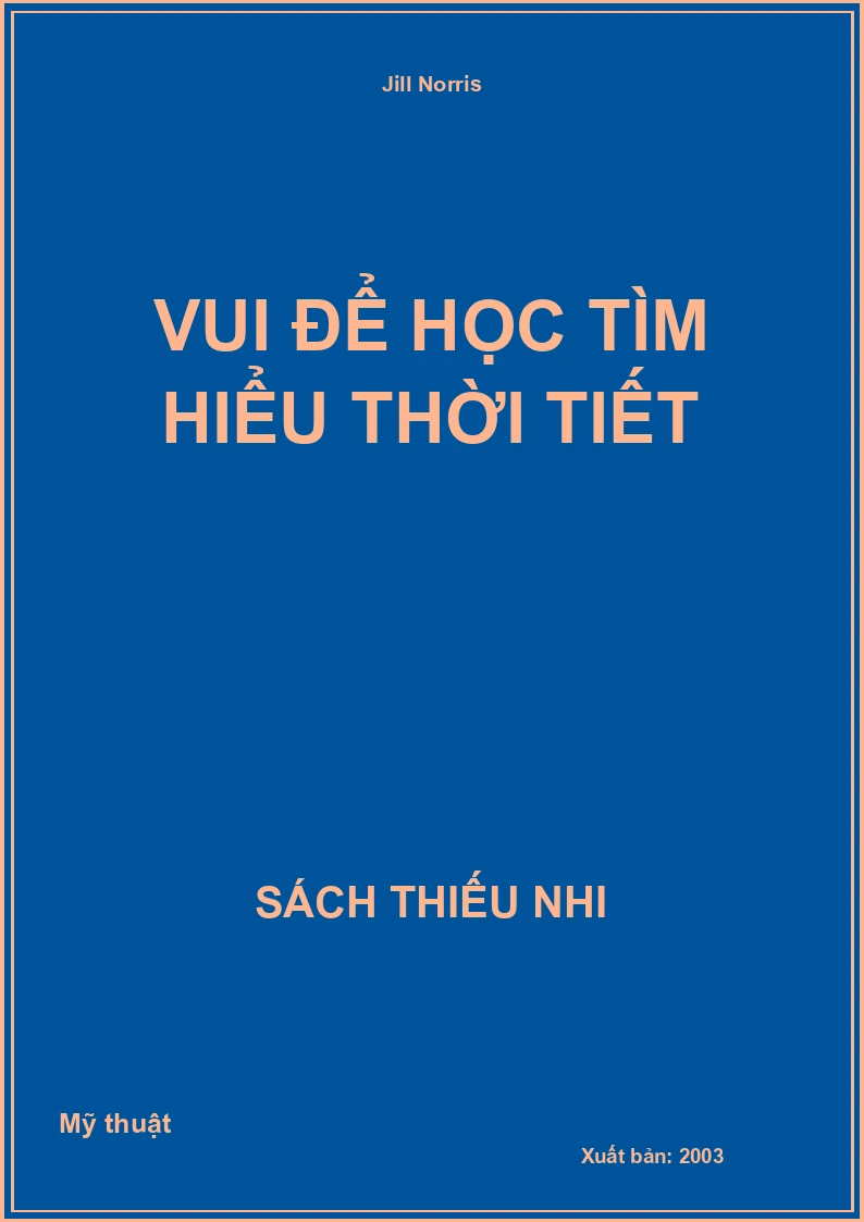 Vui để học tìm hiểu thời tiết